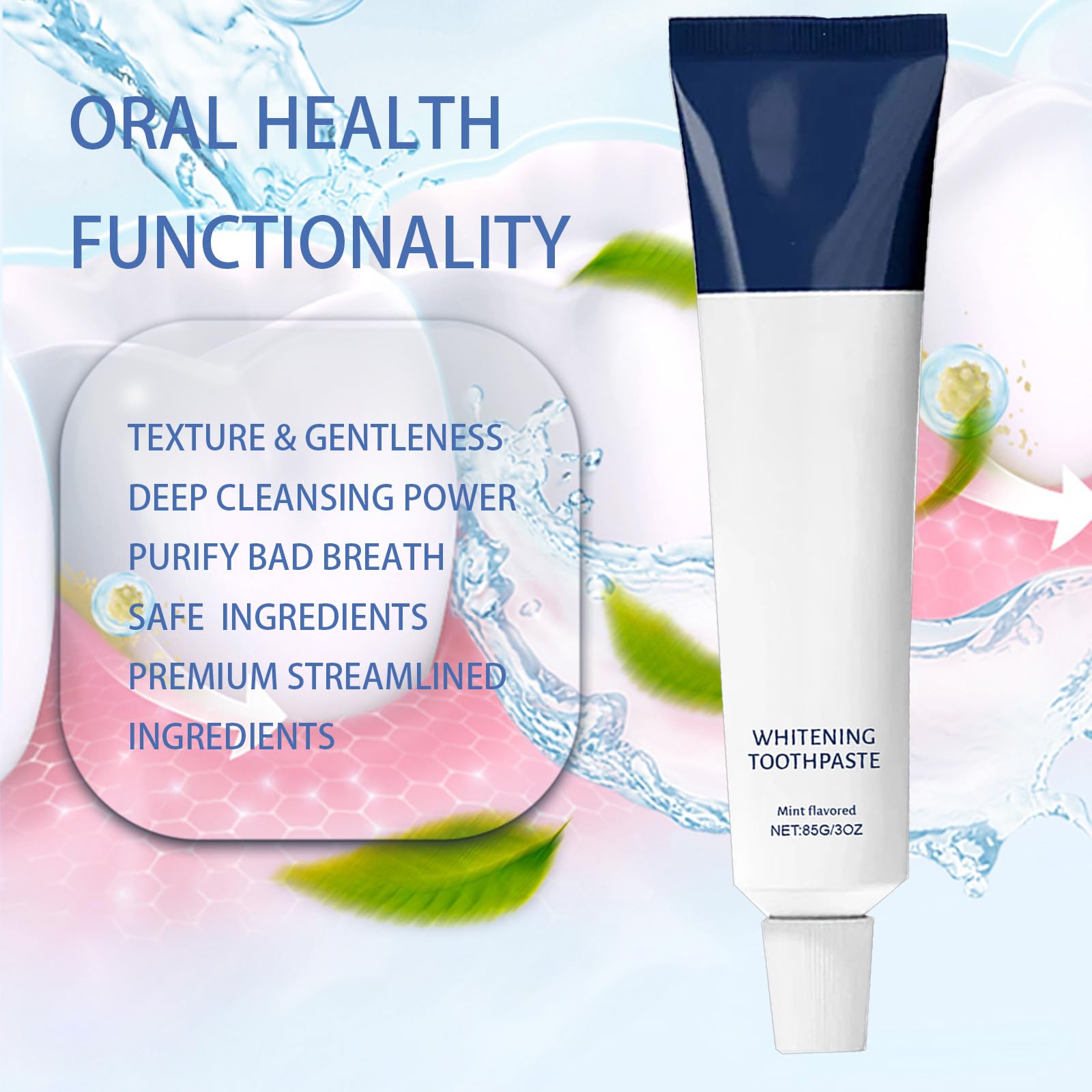 Eco-friendly toothpaste packaging tube