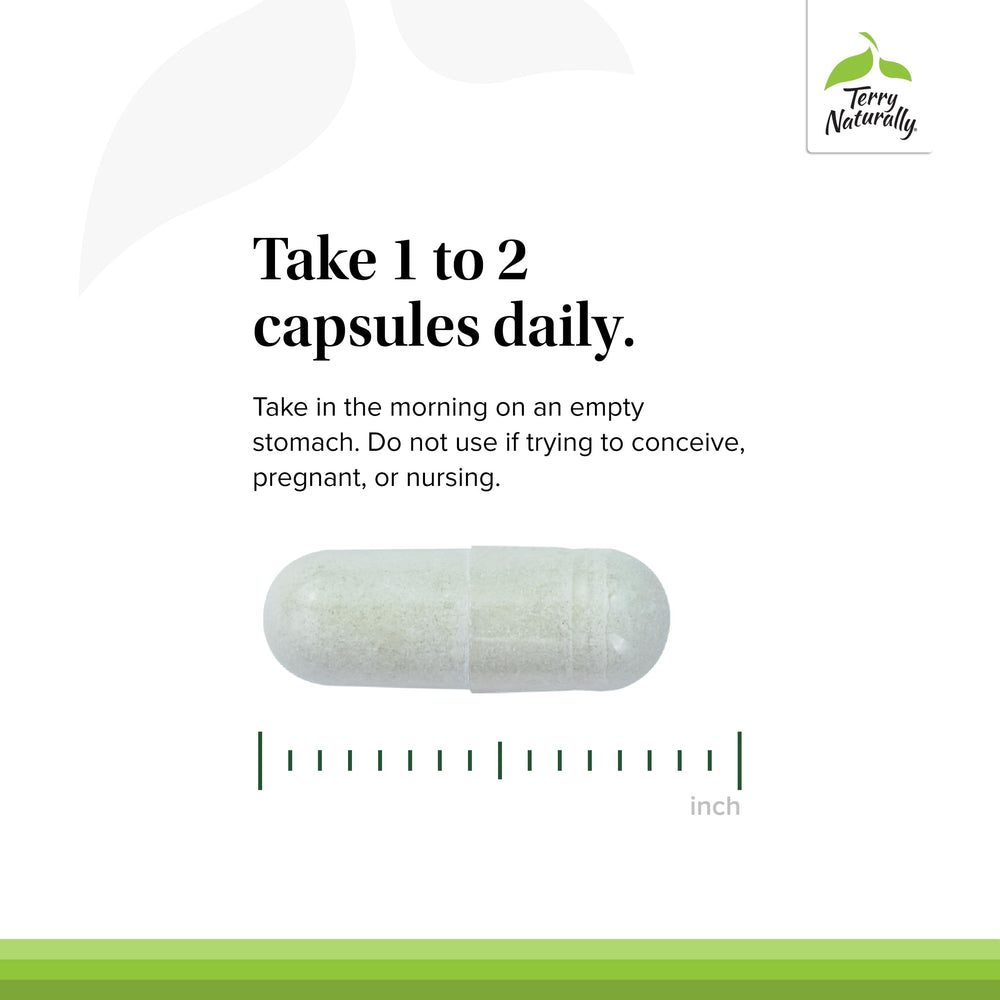 Front packaging label of Terry Naturally Thyroid Care Plus