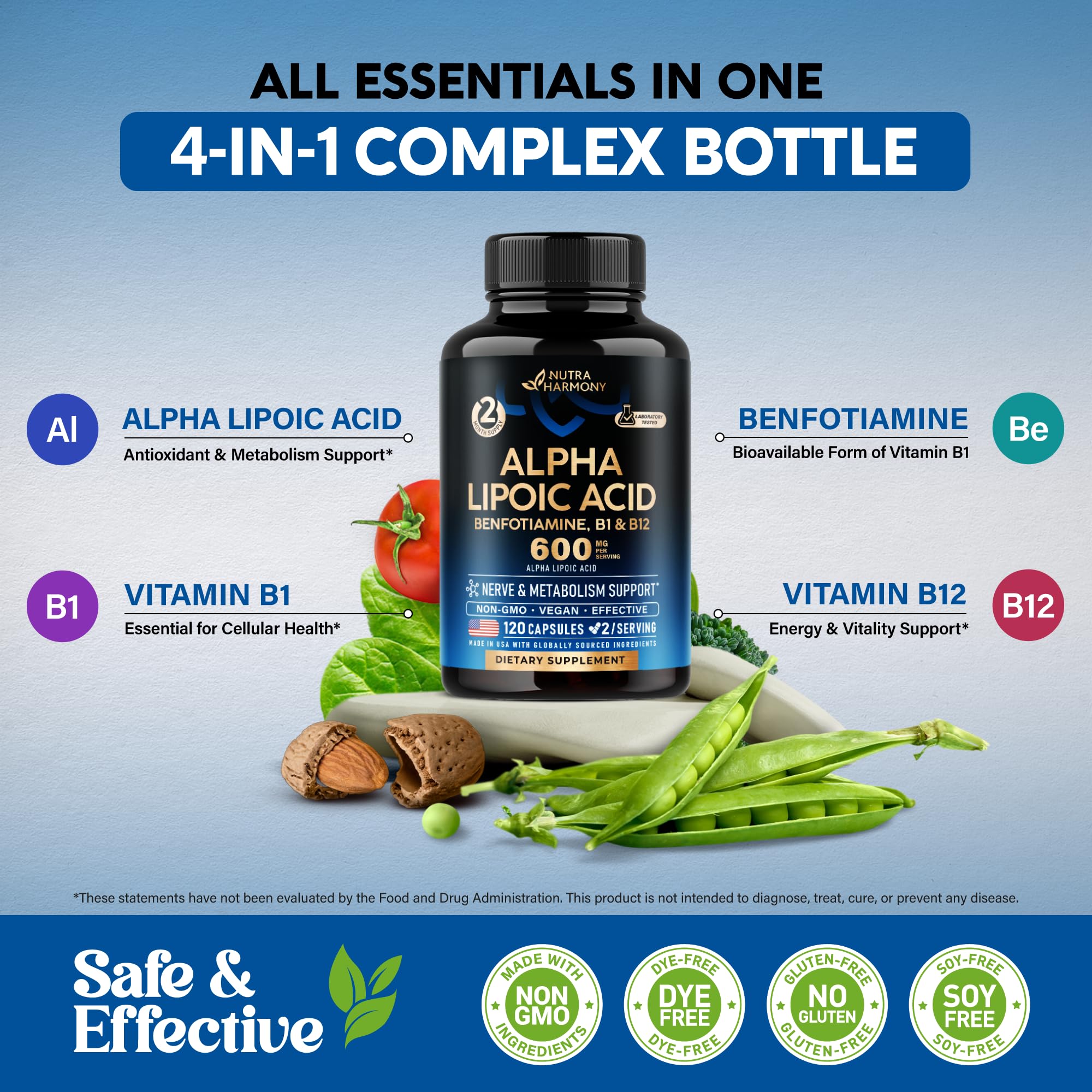 Front of packaging showing product name