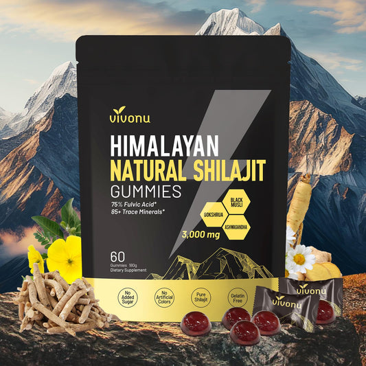 Packaging for Himalayan Shilajit Gummies