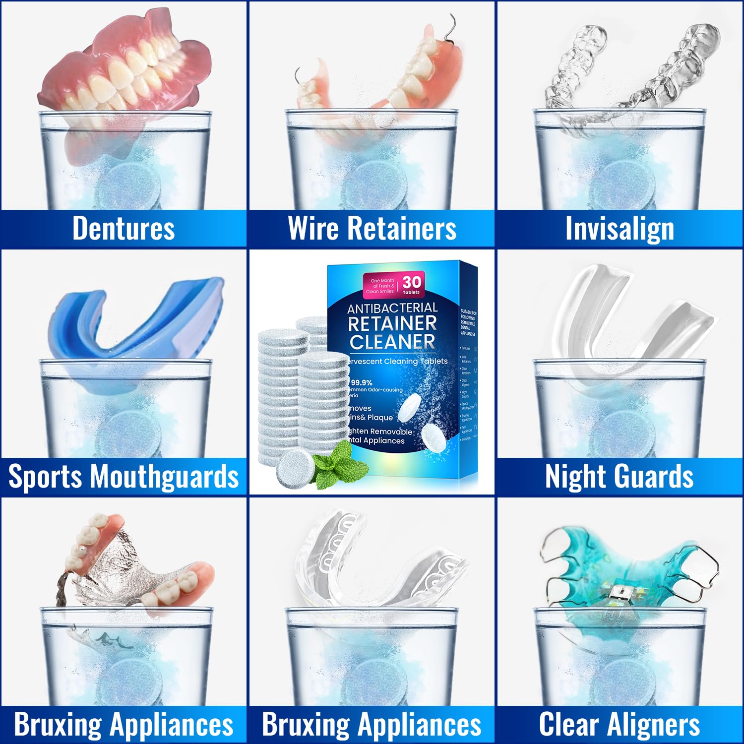 Hygienic hygienic aluminum-plastic pouch packaging for tablet set