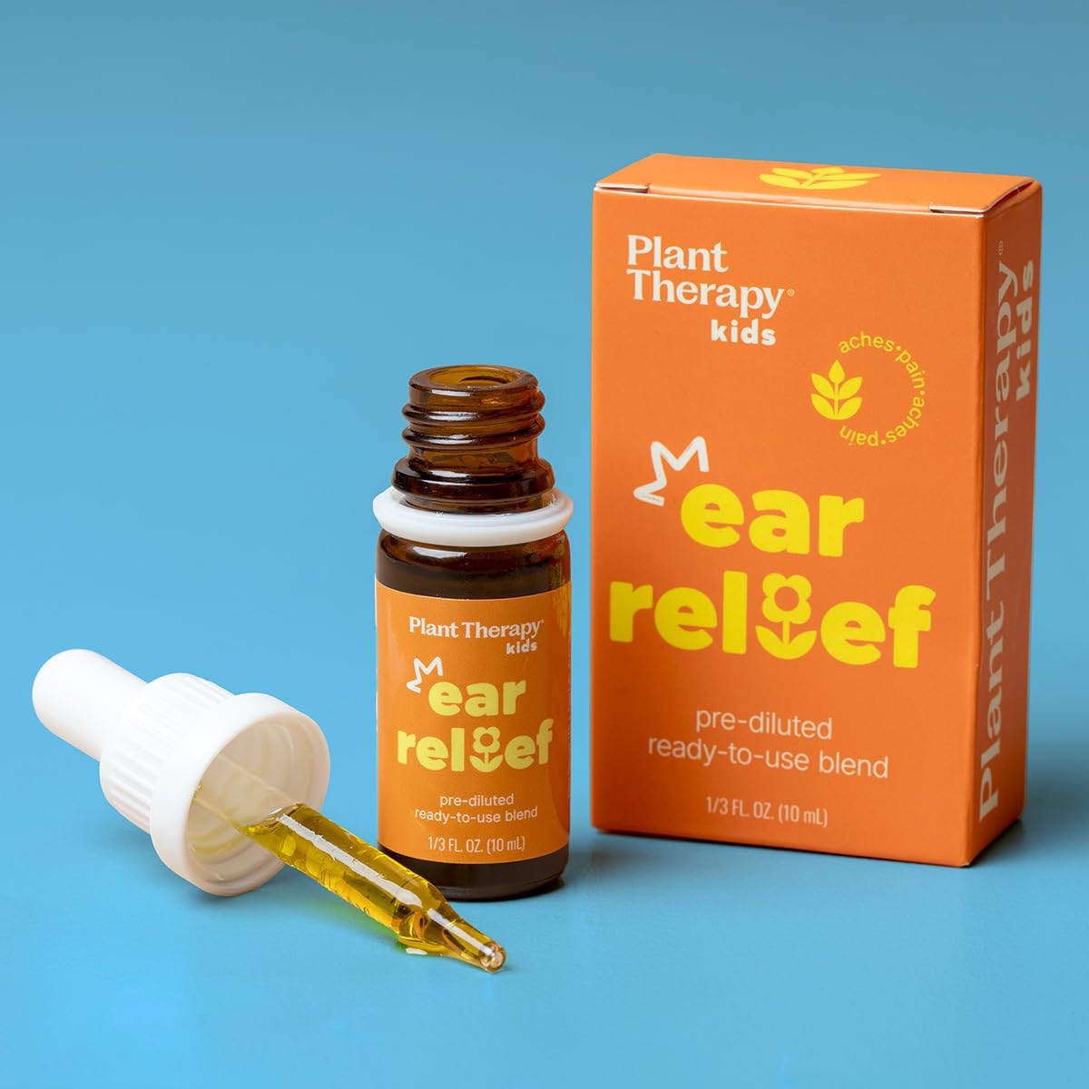 Packaging and label of Plant Therapy Ear Relief