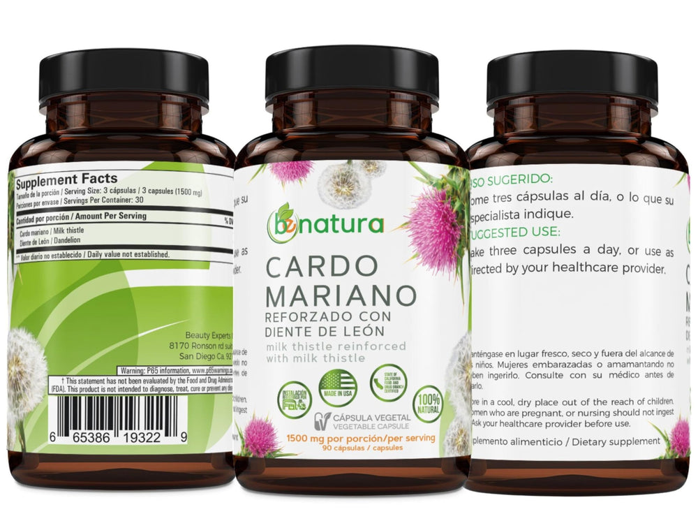 Product packaging and label of the supplement