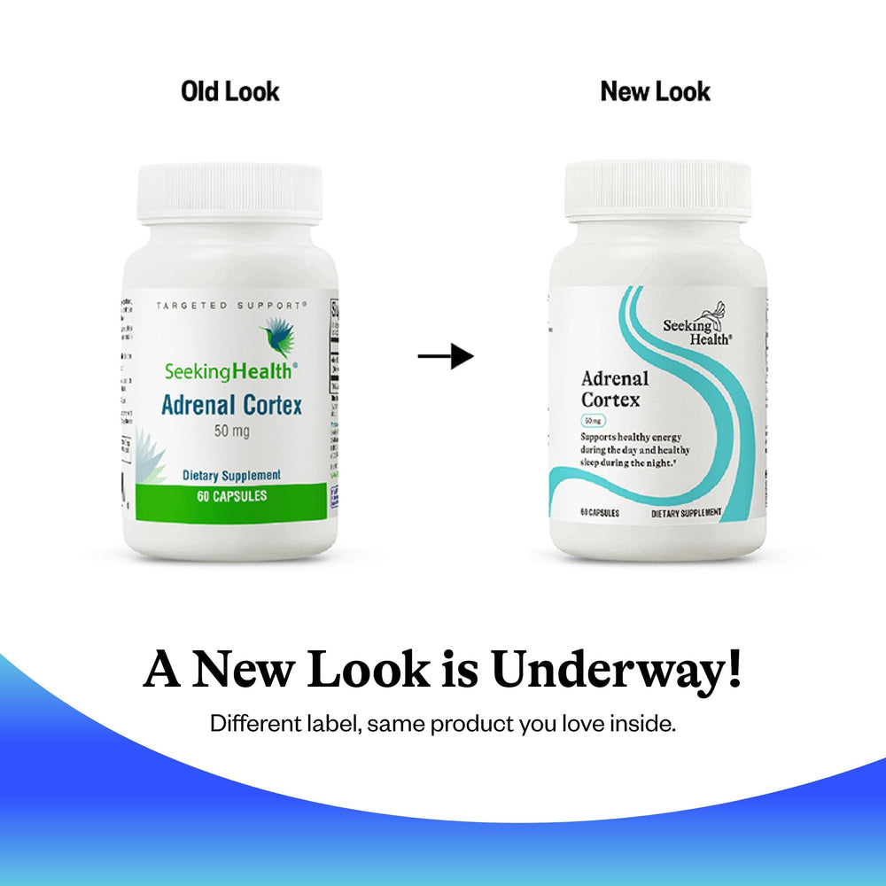 Seeking Health packaging and quality assurance symbol