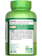 Product packaging side view