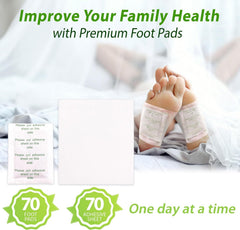 Foot pads packaging and usage for home and travel