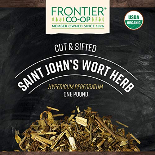 Label on Saint John's Wort 1 lb packaging