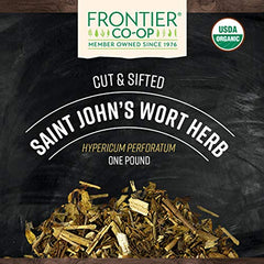 Label on Saint John's Wort 1 lb packaging