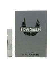 Paco Rabanne Invictus bottle pour close-up highlighting bold design for everyday use.