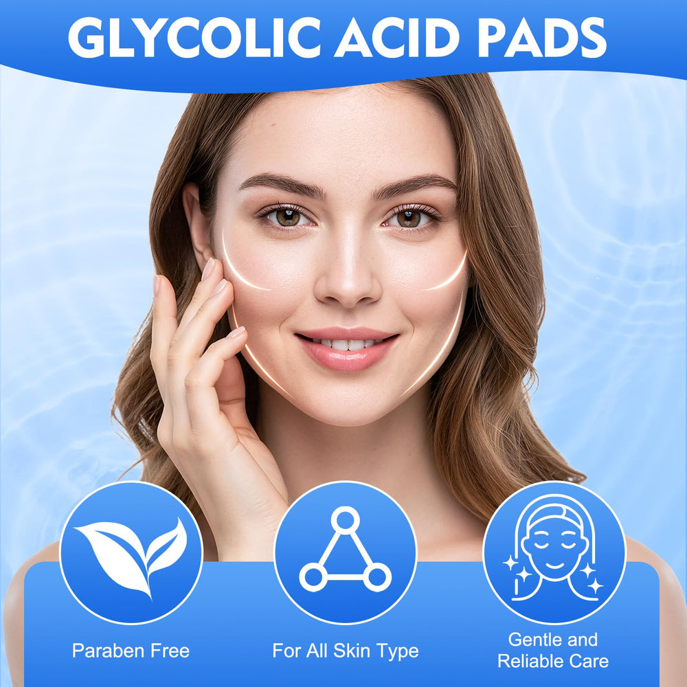 Paistely Glycolic Pads bottle with pads; simple daily skincare routine