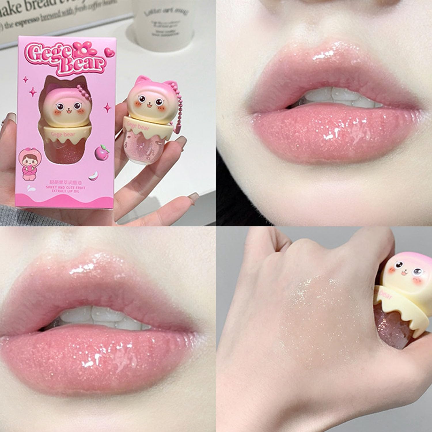 Pakivs Lip Gloss Application Brush aids precise and easy application