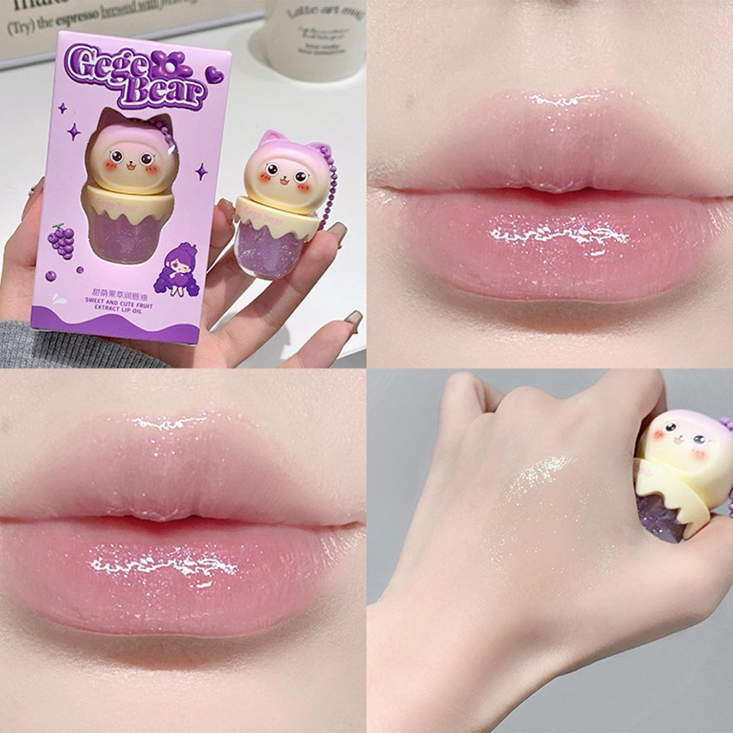Pakivs Orange Shimmer Lip Gloss bottle offers bright glow and fruity shine