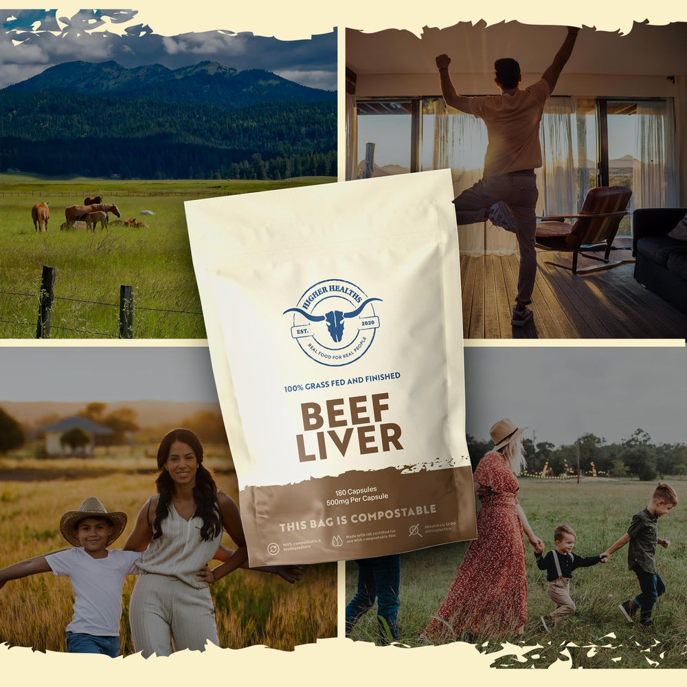Paleo, Primal, Carnivore and Keto friendly beef liver capsules