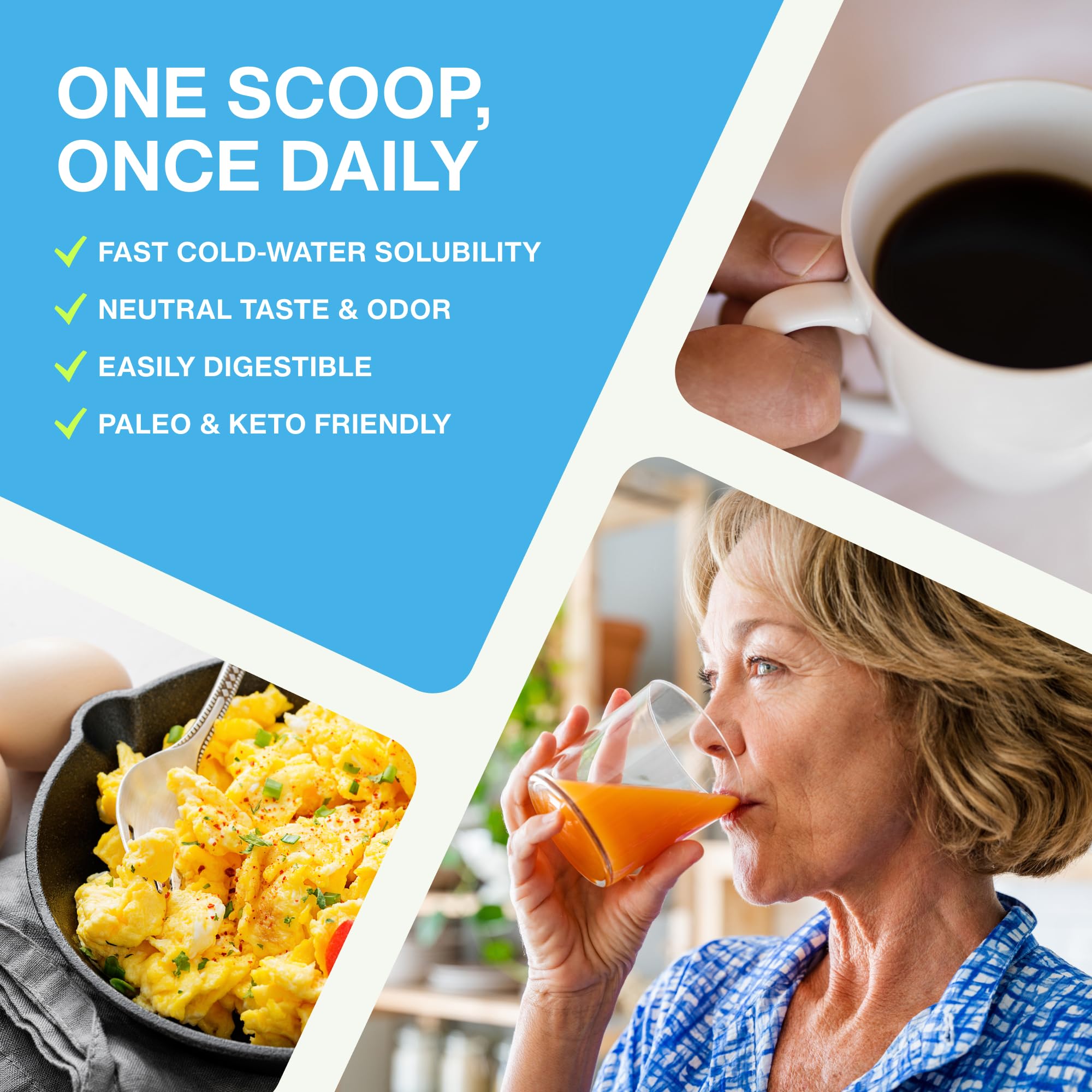 Paleo and keto friendly collagen supplement