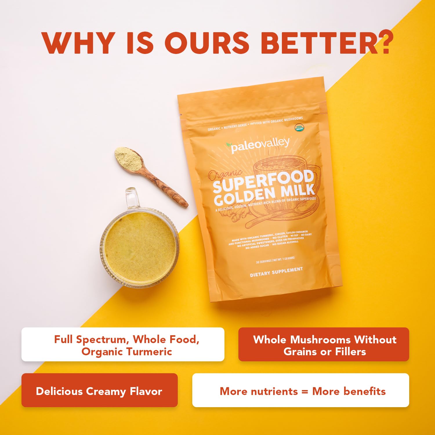 Paleovalley coconut milk powder and spices create a creamy texture and easy mix.