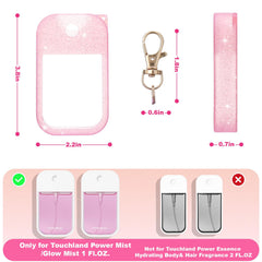 Palksky HandCase with keychain clip keeps sanitizer within reach.
