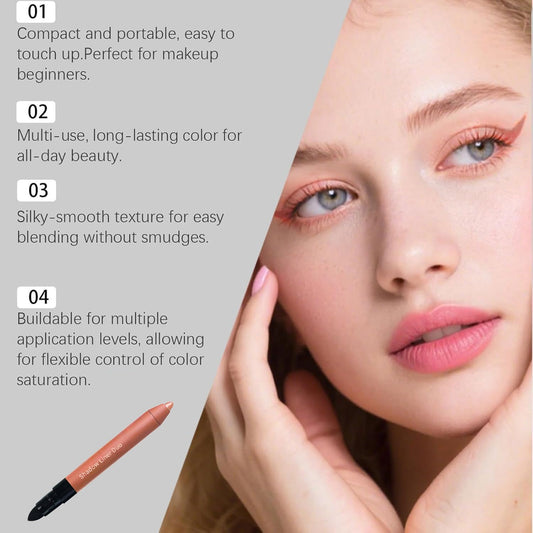 Palksoosth Eyeshadow Stick with built-in smudger for seamless blending