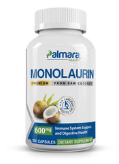Hero image of Palmara Health Premium Monolaurin 1,200mg per 2-capsule serving