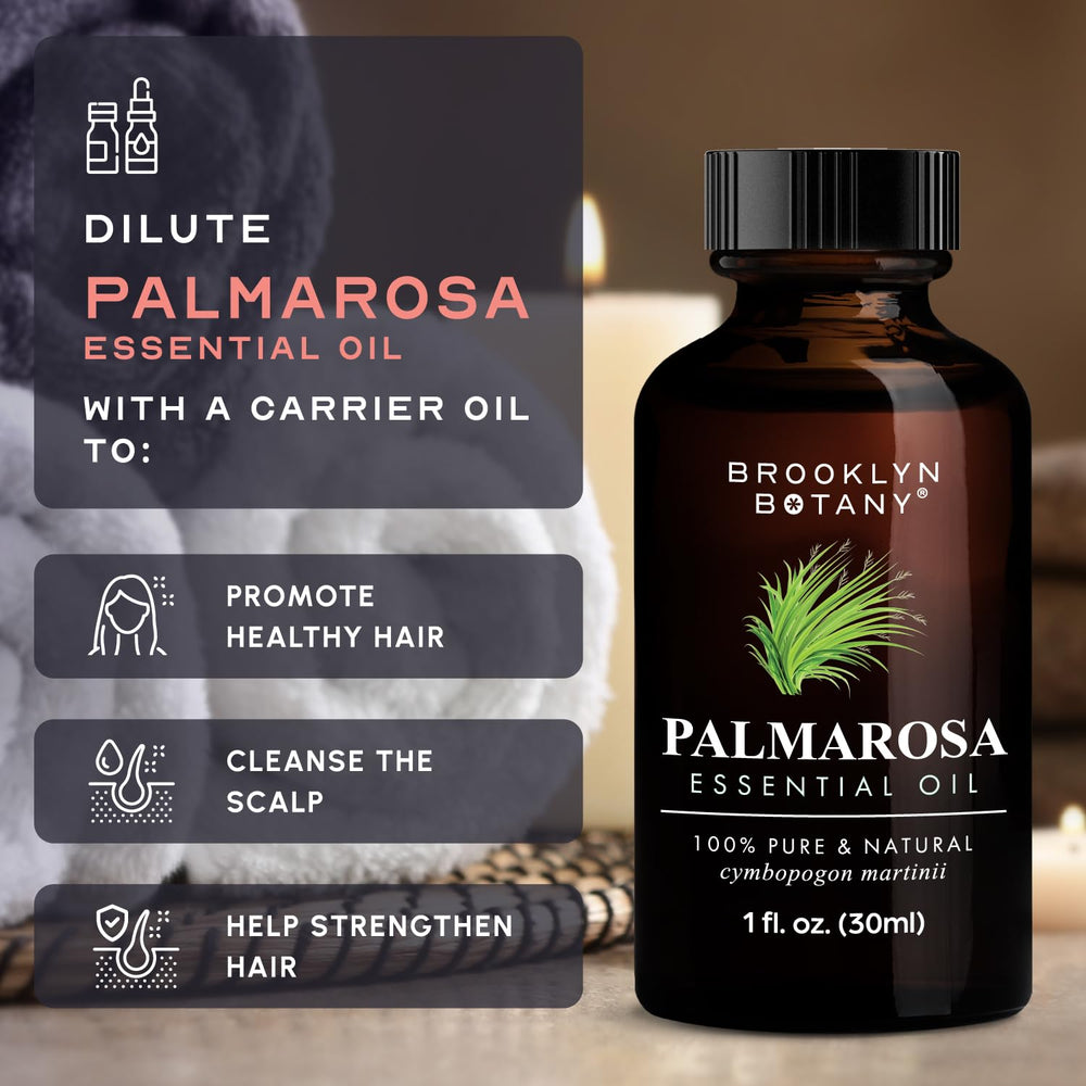 Palmarosa essential oil being used in massage