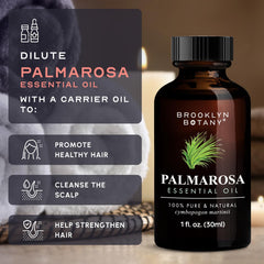 Palmarosa essential oil being used in massage