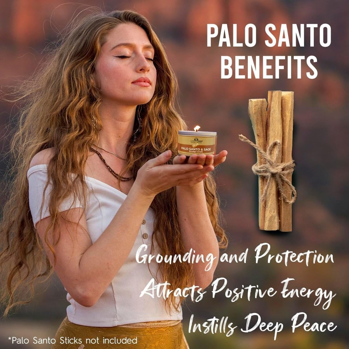 Grounding energy with Sedona-inspired 6oz soy wax candle