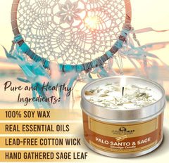 Candle used for meditation, protection, and intention setting