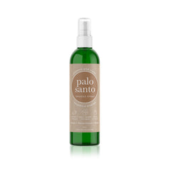 Close-up shot of Palo Santo Smudge Spray bottle