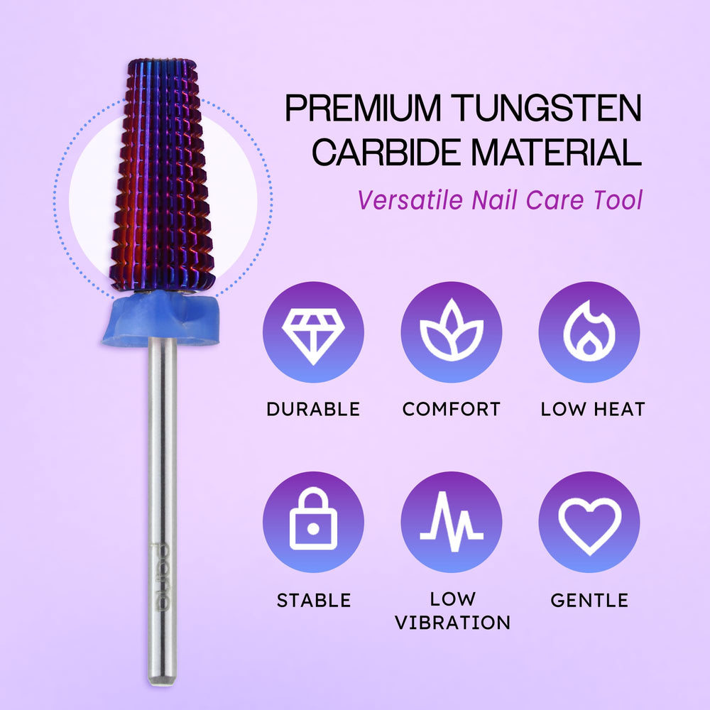 PANA 5-in-1 carbide bit for under-nail cleaning and detailing