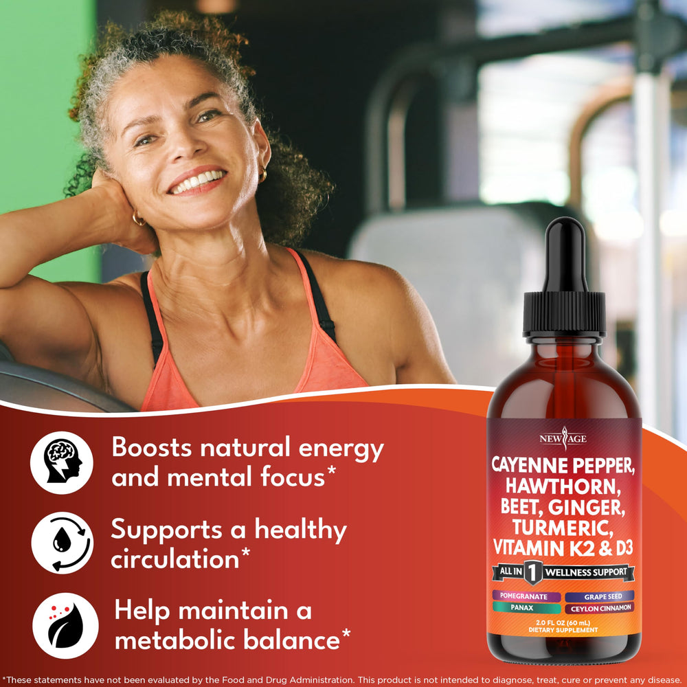 Panax ginseng and berberine with cayenne pepper liquid drops.
