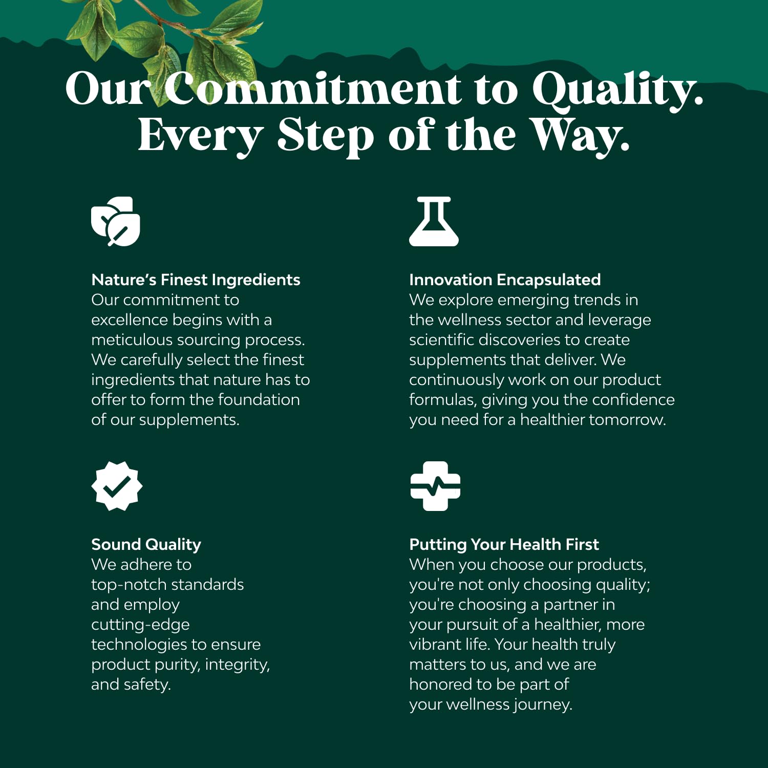 Graphic showing digestion support for carbs, fats and proteins