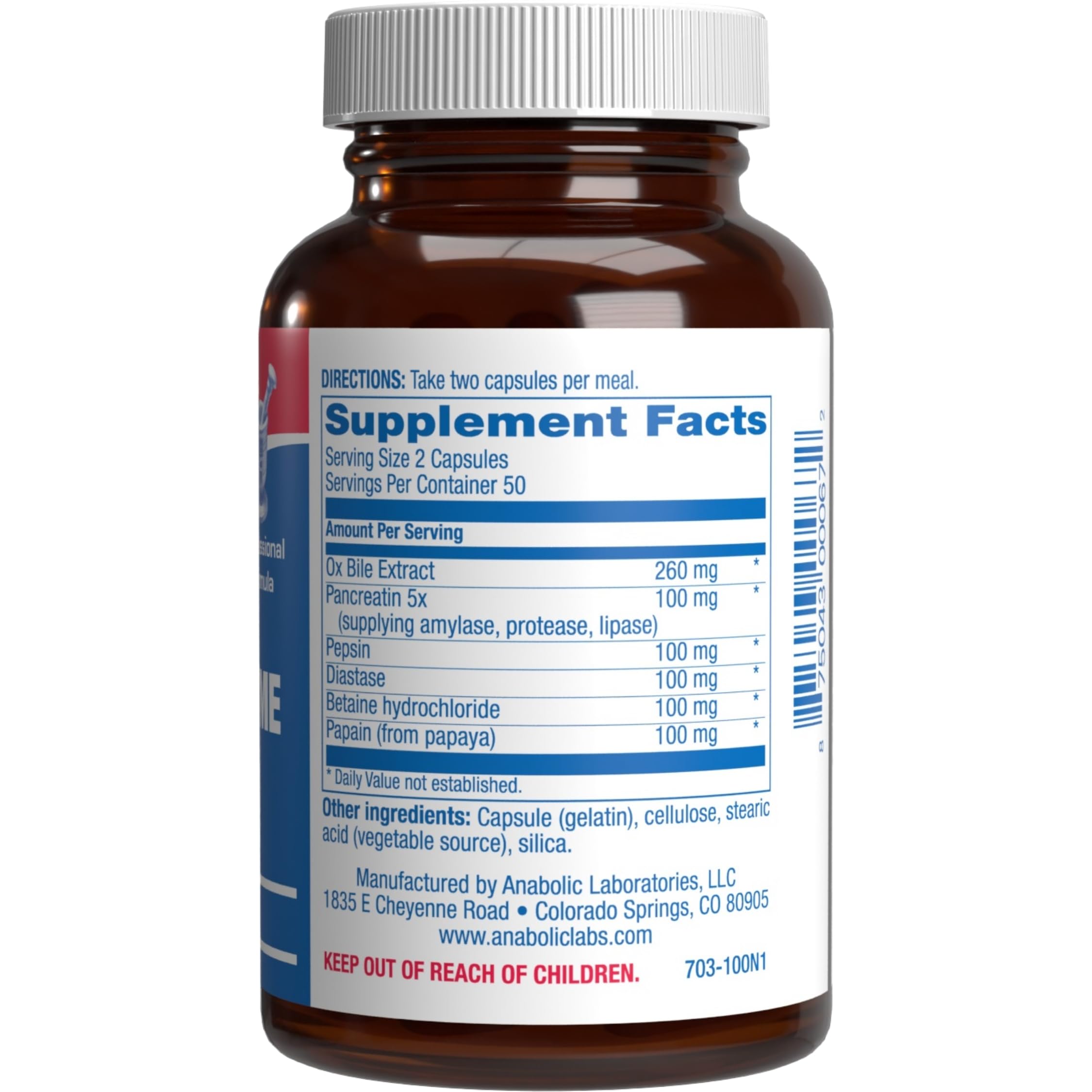 Pancreatin pancreatic enzymes for protein, carbohydrate and fat digestion