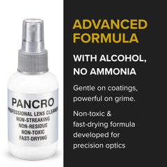 Pancro 4oz lens cleaner bottle with cap