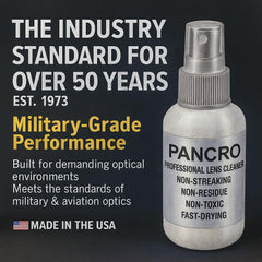 Pancro lens cleaner in a travel-ready setup