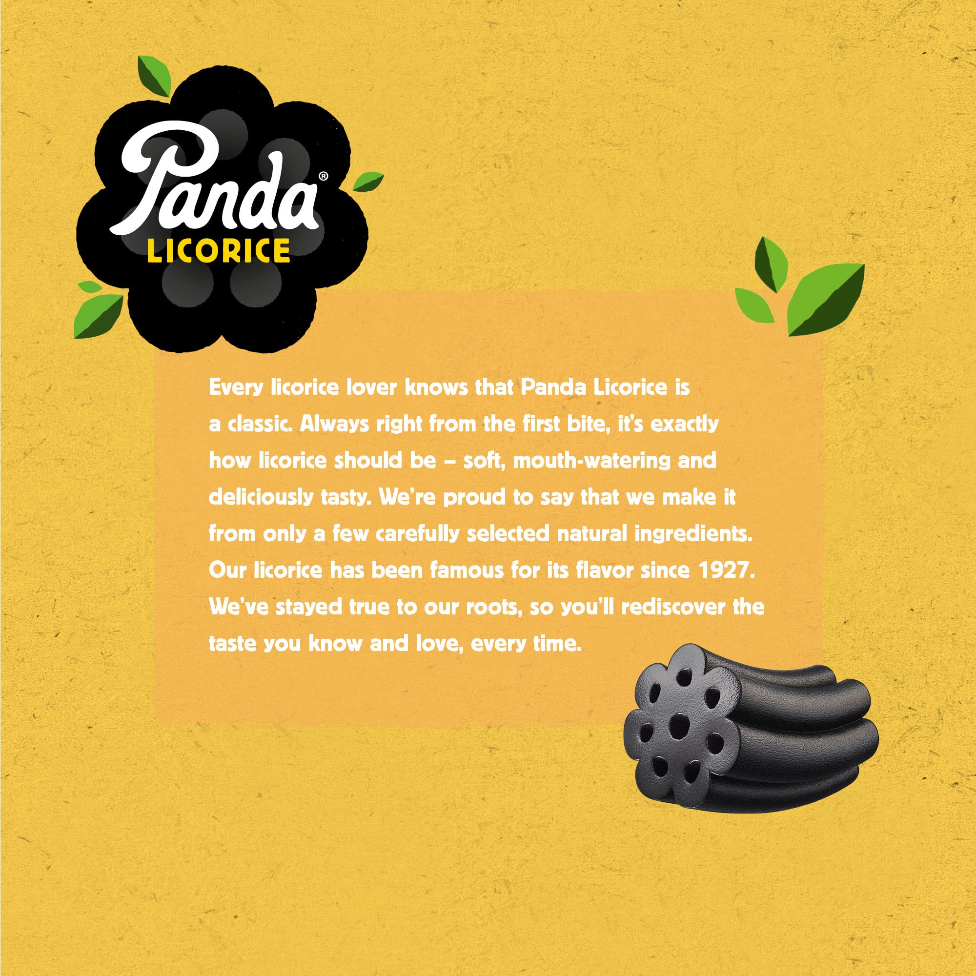 Slow-cooking process creates Panda licorice's soft chewy texture