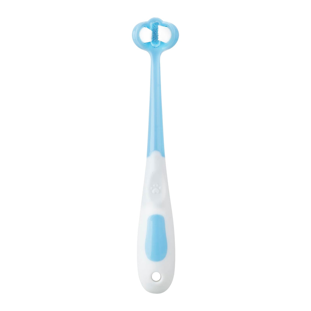 Colorful PandaEar 3-pack toothbrushes for toddlers