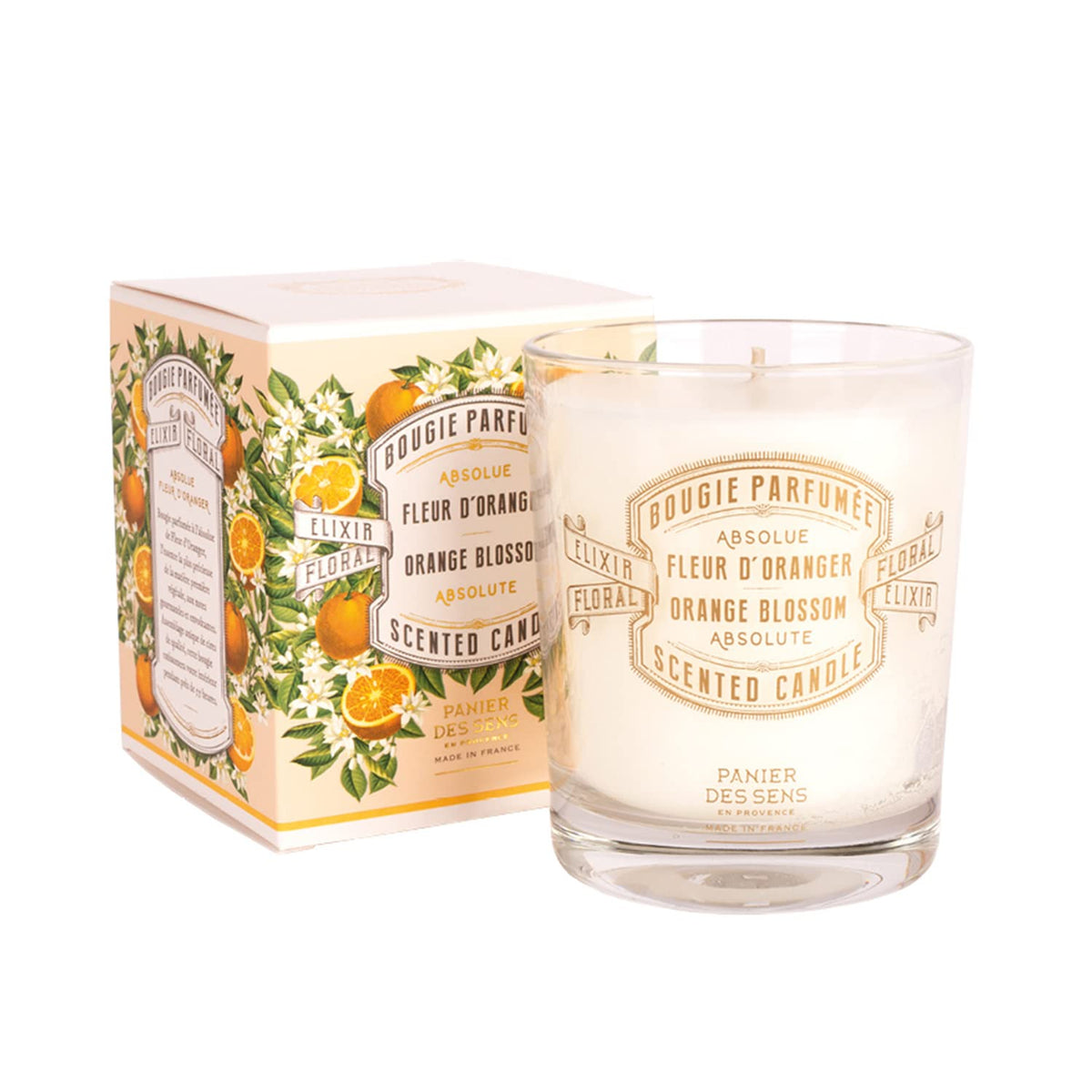 Panier des Sens Orange Blossom Candle in 6.3 oz jar
