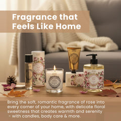 Decor lifestyle shot with candle on a table