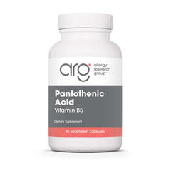 Allergy Research Group Pantothenic Acid bottle label