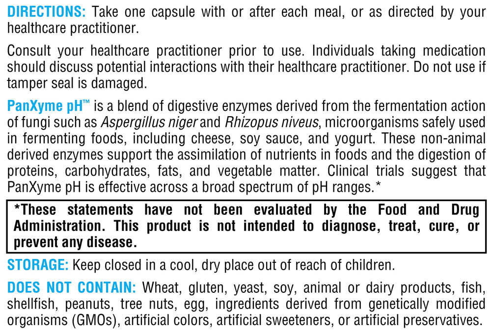 Fermentation-derived enzymes from fungi in PanXyme pH