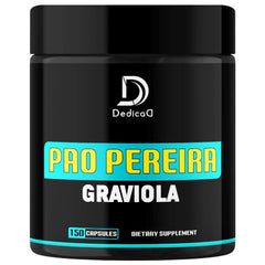 Bottle of Pao Pereira bark extract and Graviola capsules