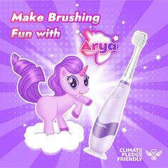 Arya toddler toothbrush LED timer display