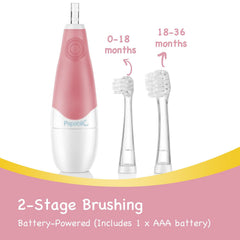Battery-powered Papablic BabyHandy 2-Stage Toothbrush kit