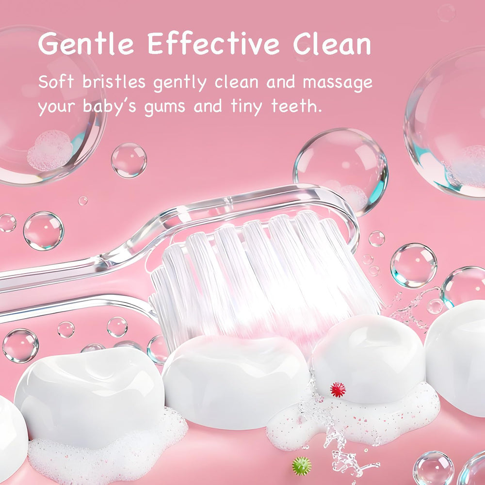 Replacement brush heads for Papablic BabyHandy 2-Stage Toothbrush
