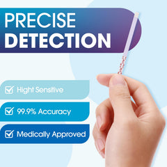 Breast milk sample tested with Papablic strip