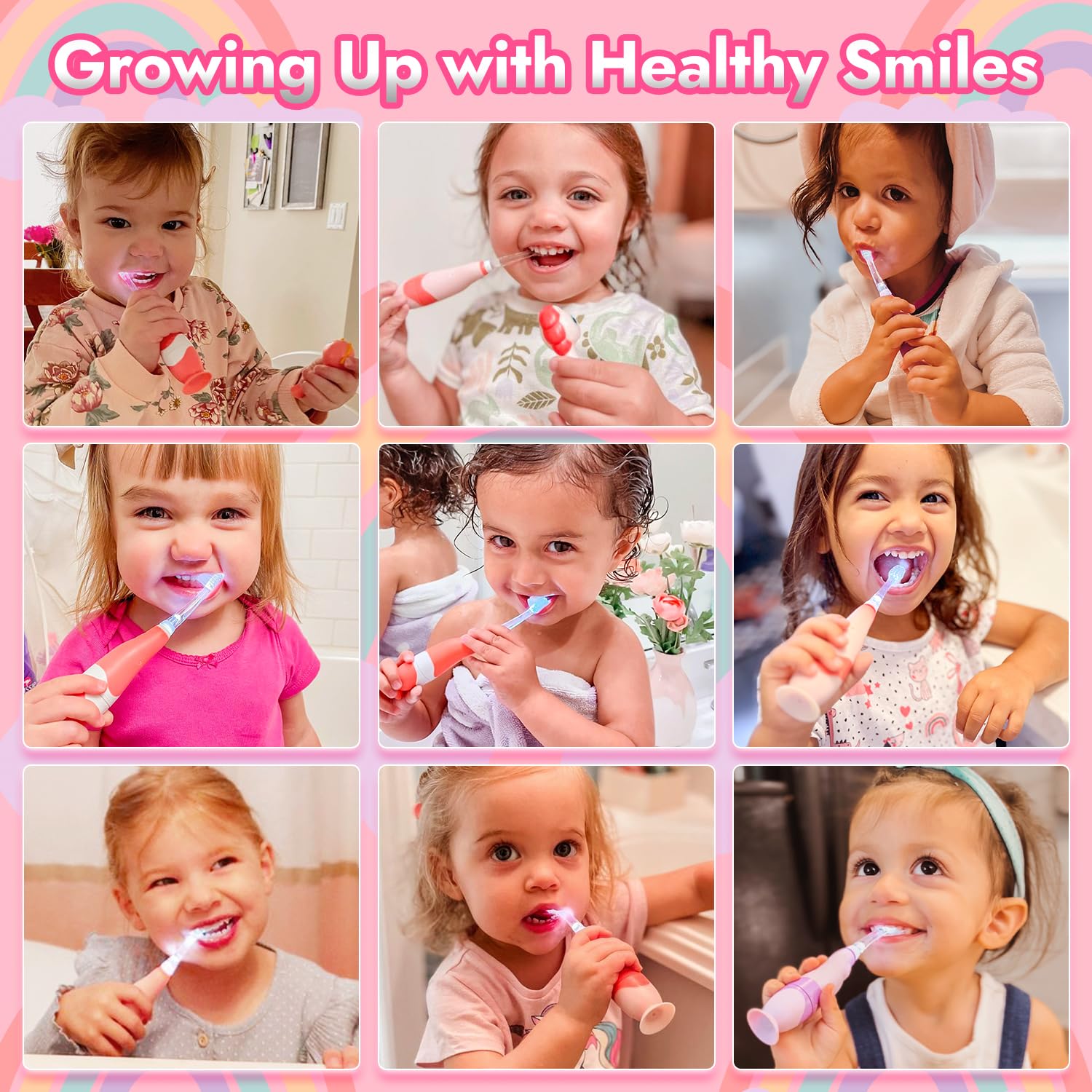 Batteries included for Doris toddler toothbrush