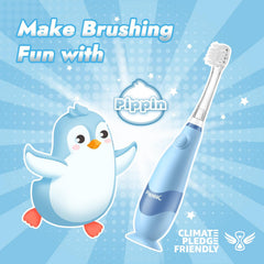 Pippin toothbrush designed for ages 1 to 3