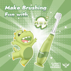 Front view of Papablic toddler sonic toothbrush