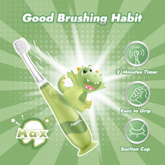 Non-slip suction base for upright storage of Papablic toothbrush