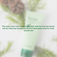 Papa Recipe Tea Tree Mud Mask texture spreads smoothly for easy oil-control application.