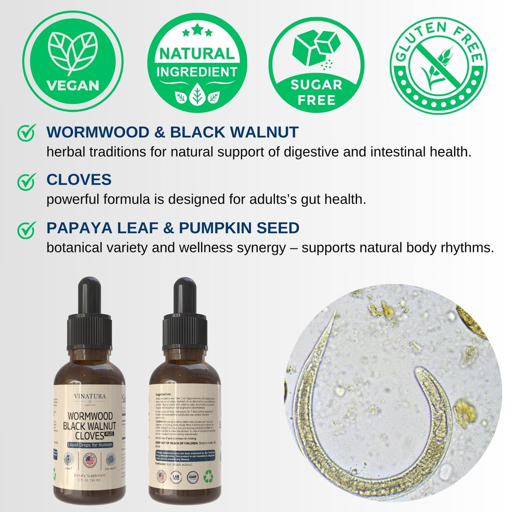 Papaya leaf and pumpkin seed botanicals featured in VINATURA formula